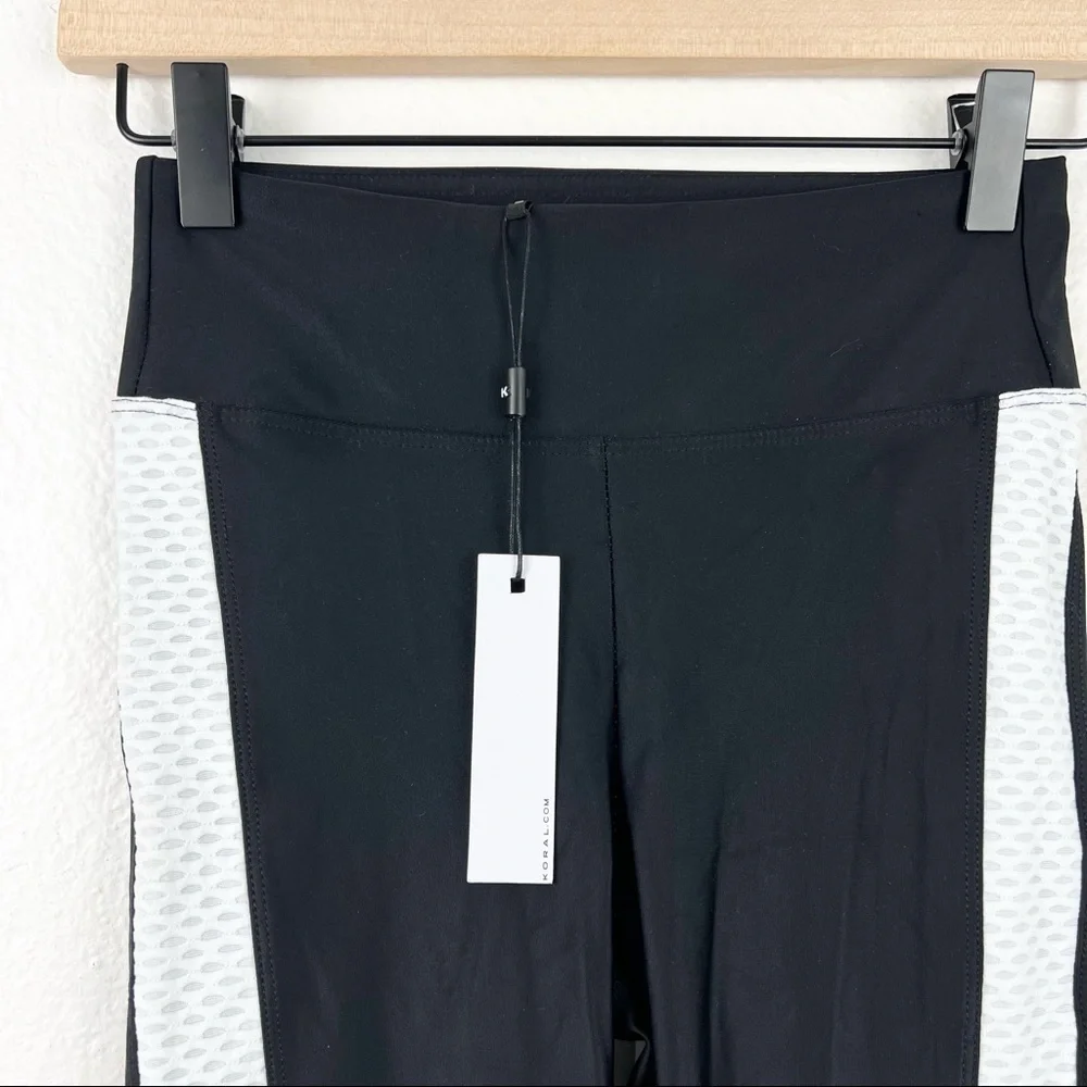 KORAL Dynamic Duo High Rise Energy Legging in Black & White, Size Small, NWT! - Picture 3 of 6
